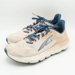 Altra Women's Running Shoes Size 9 Peach Pink Navy Blue Mesh AL0A5488681